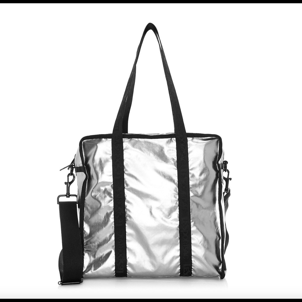 Lesportsac Gabrielle Metallic Box Tote Gem